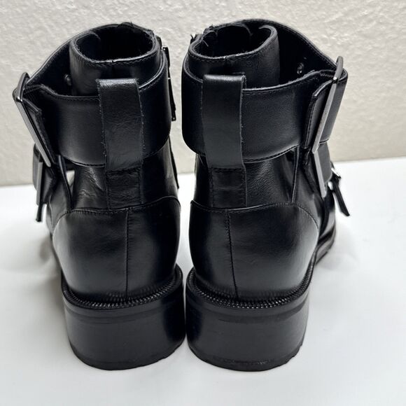 Blondo Boots Camila Women Ankle Waterproof Black Zip Buckles Zip Black Size 7 M - Picture 5 of 15